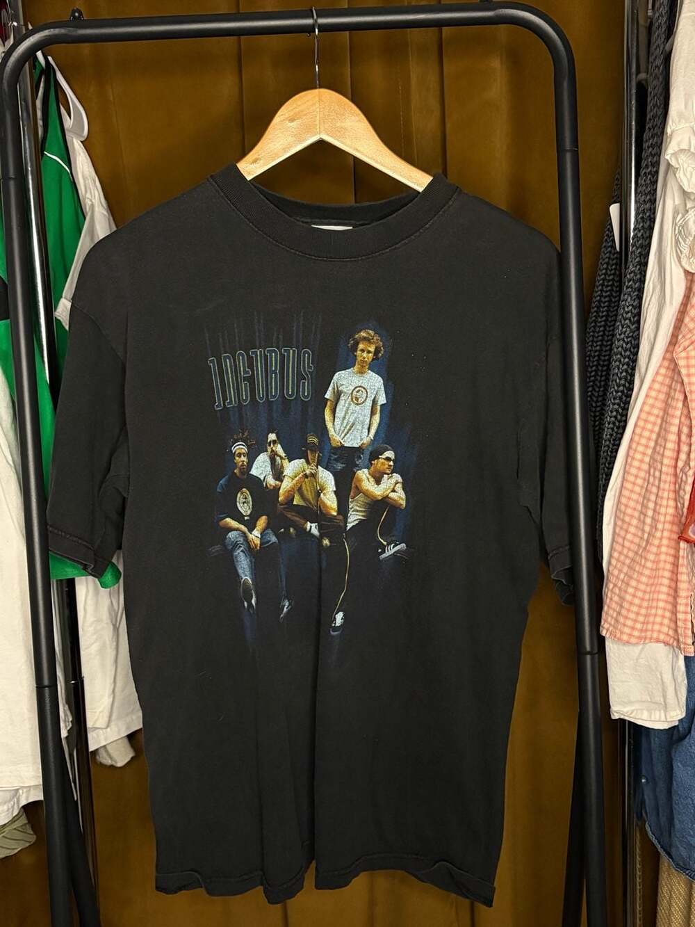 Vintage All Sport Incubus Morning View Tour 2002 T-Shirt Size L Black Heavyweigh